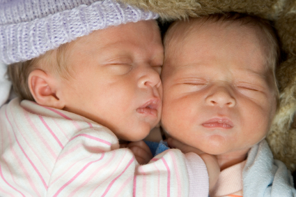 Tips for Breastfeeding Moms of Multiples 8 twin babies sleeping