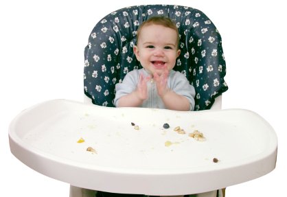 5 Tips To Help Prevent Highchair Injuries 8 baby in a highchair
