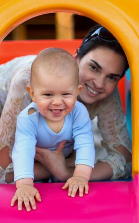 Baby Development - Why Play Matters 8 mommy and baby playing together